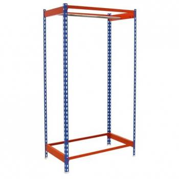Estantería Ropa Metálica Simon Rack, Burro Ropa Sin Tornillos, 1 Colgador, Alta Capacidad Carga 25 kg, Dimensiones 1500x1200x500 mm, Perchero Vest