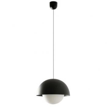 Lámpara colgante LED FARO BARCELONA Marisol, negro, acero/vidrio, diámetro 30 cm