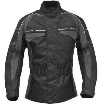 Roleff Racewear Reno RO 70i Chaqueta de Motorista, Negro/Gris, XL