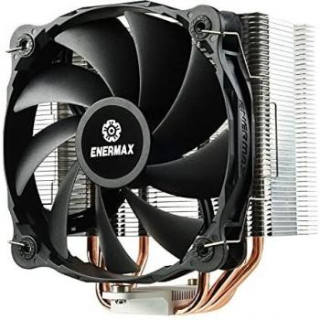 Enermax ETS-F40-FS, Ventirad - Enfriador de procesador Intel AMD compacto - Ventilador PWM 140 mm 300-1200 rpm - 200 W TDP - Generador de vortex y efecto vacío para refrigeración extrema