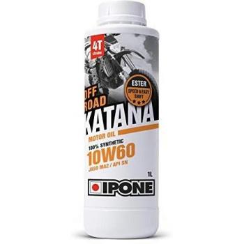 Aceite de Motor 4T 10W60 Ipone Katana Off Road 100% Sintético - Bidón de 1 Litro