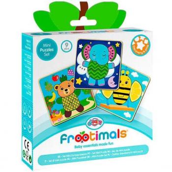 Set de 3 Mini Rompecabezas Frootimals Kids Discovery & Play - 4 en 1 FT00029