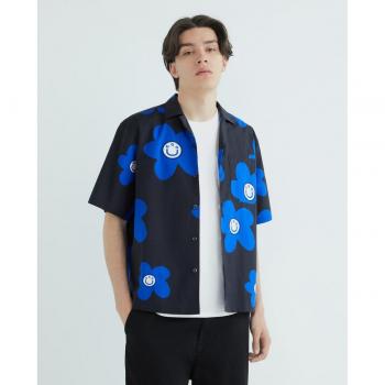 Camisa manga corta de hombre en algodón - Hugo Blue