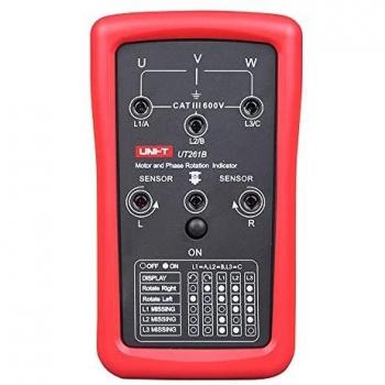 UNI-T UT261B Serie UT261 Indicador de Secuencia de Fase y Rotación del Motor, 90V-600V AC, 15/400 Hz