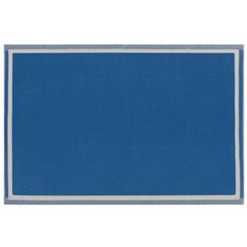 Alfombra de exterior azul sintética 120 x 180 cm impermeable moderna Etawah