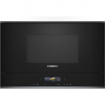Siemens iQ700 Built-in Microwave with Grill, 21L Capacity, 900W Power, TFT Touch Display, HumidClean and cookControl10