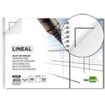 Bloc Dibujo Liderpapel Lineal Espiral 23