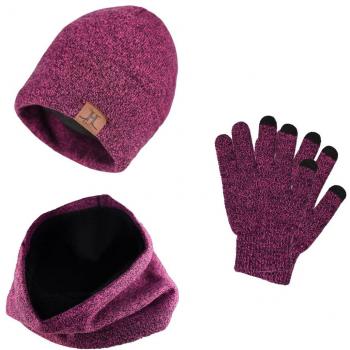 heekpek Bufanda Gorro Guantes para Hombre Invierno Regalos para Hombre Mujer Unisexo Set de Bufanda Conjunto de Guantes de Punto BufaSombrero de Invierno Gorras Con Bufanda