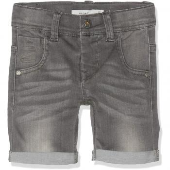 Name IT NOS Nkmtheo Dnmclas 5155 Long Shorts Noos, Pantalones Cortos para Niños, Gris Medium Grey Denim, 146