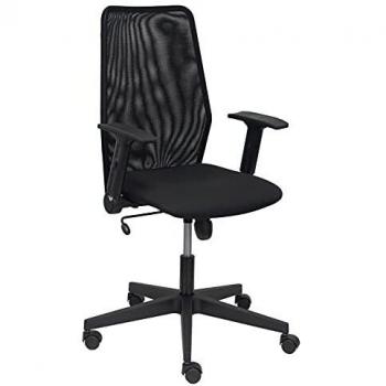 Piqueras y Crespo - Silla Hijar respaldo malla negro asiento aran negro
