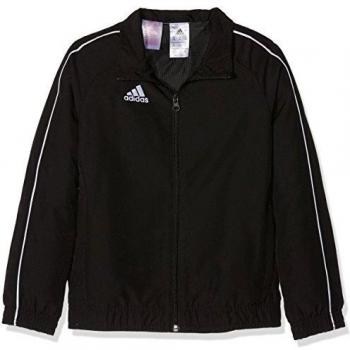 Adidas CORE18 PRE JKTY Chaqueta de Deporte, Unisex Niños, Negro/Blanco, 7-8Y