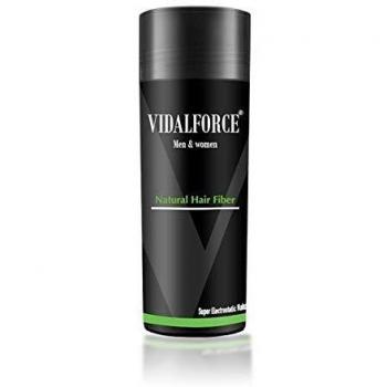 VidalForce - Fibras capilares 100% de origen Vegetal - Polvos pelo hombre y mujer - Fibra capilar Cobrizo Oscuro