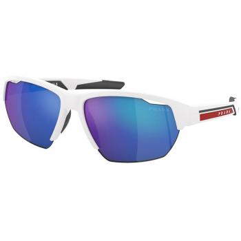 Prada Linea Rossa PS03YSF Asian Fit 64mm White Men's Sunglasses