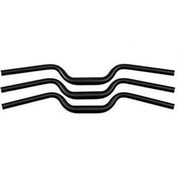 Humpert Lenkerbügel-2153058510 Barra de Manillar, Unisex Adulto, Negro Mate, Talla única
