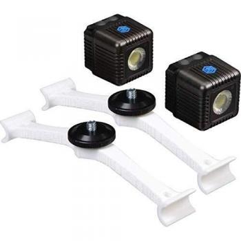 Lume Cube - Lighting Kit for DJI Phantom 4 Pro/Advanced Drone - Includes 2 Lume Cubes with Mounts & Zip Case