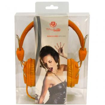 Talius HPH-5002YEL - Auricular Diadema, microfono, Manos Libres, Color Amarillo