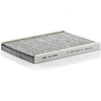 Original MANN-FILTER Filtro de habitáculo CUK 2862 – Filtro de habitáculo con carbón activo – para automóviles