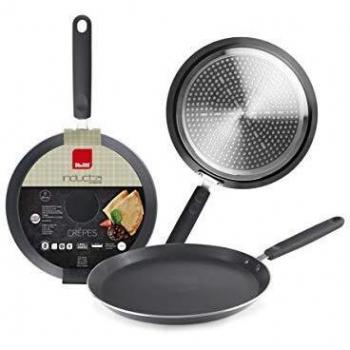 Ibili Sartén para Crepes-Aluminio con Mango de baquelita, Antiadherente-Medidas: 28 cm
