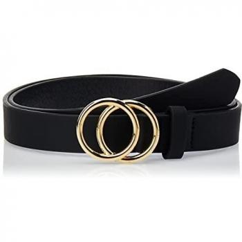 Only Rasmi Women's Imitation Leather Belt - Black