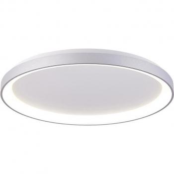 Lámpara de Techo LED Merope 400, 30W, 2200lm, Dimmerable, CCT 3000K/4000K, Color Plata, Diámetro 38cm