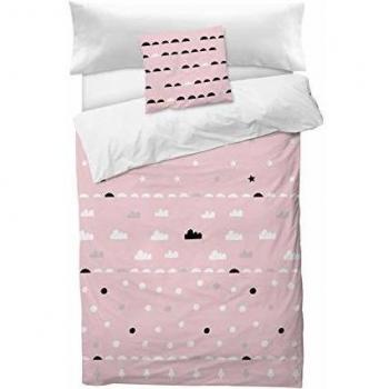 NORKIDS Funda nórdica Cloudy Pink Cama 90