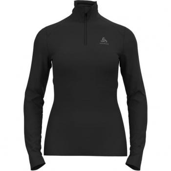 Camiseta Interior Técnica de Manga Larga Odlo Fundamen para Mujer, Color Negro, Talla XL
