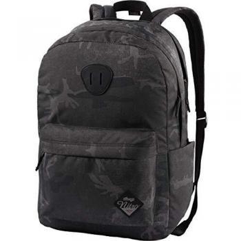 Mochila Nitro Urban Plus 28L - Daypack, Streetpack, Retro Look, Camuflaje Forjado