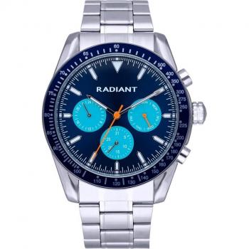 Reloj Radiant Tidemark RA577704 para hombre de acero con correa plateada/gris