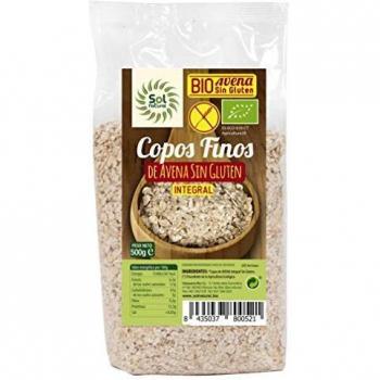 SOLNATURAL Copos Avena Finos S/Gluten Familiar BIO1 g, No aplicable
