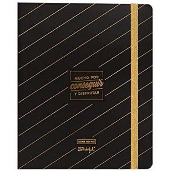 Mr. Wonderful Agenda clásica 2021-2022 Semana vista - Mucho por conseguir y disfrutar, Multicolor