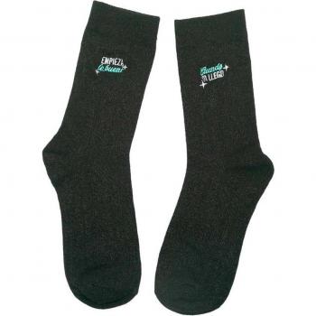 Calcetines Mr. Wonderful T35-38 - Cuando Yo Llego, Empieza Lo Bueno con Glitter 23x18x1 cm