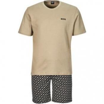Hugo Boss Beige Men's Relax Short Pyjama Set, Size M