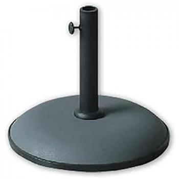 Base de Parasol 35kg Plateada con Anclajes