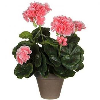 MICA Decorations 950217 Flores, Geranium Grandes, Color Naranja