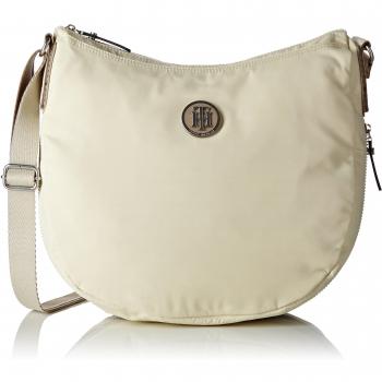 Tommy Hilfiger Sporty Hobo - Bolso para mujer, color Beige