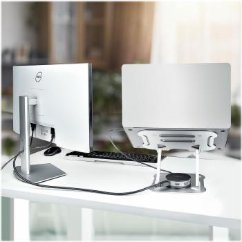 StarTech.com Adjustable Aluminum Laptop Stand, Ergonomic, Portable, Foldable, Supports up to 22lb (10kg) - Notebook Computer Desk Riser/Lift