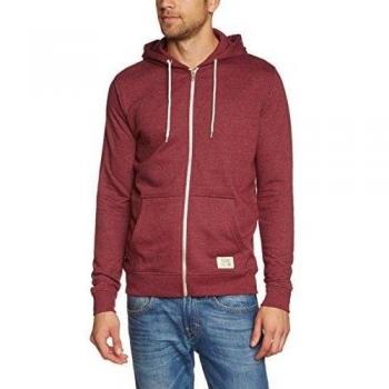 Blend Men's Long Sleeve Sweatshirt, Zinfandel Color, Regular Fit, Size M