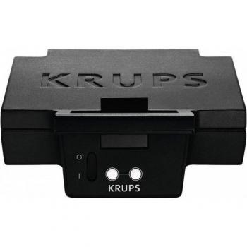 Sandwichera Krups FDK462 Iconic 850W con Placas Antiadherentes de Cerámica y Diseño en Forma de Concha