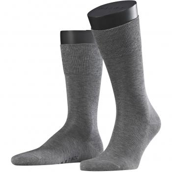 Falke Tiago Light Gray Cotton Blend Men's Socks - Size 49-50