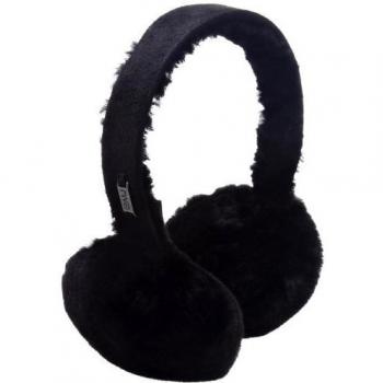 EMU Australia Angahook Women's Ear Muffs - Black Fur Earmuffs