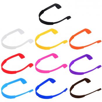 10 Piezas Correa de Gafas de Silicona Cordones de Gafas Retenedor de Gafas de Sol Cuerda de Gafas Antideslizante para los Niños, 10 Colores