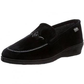 Scholl TIGUANA Black, Mocasn Mujer, Negro-Negro, 36 EU