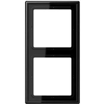 Marco Doble Serie LS990 Negro Brillante JUNG