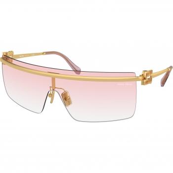 Miu Miu MU50ZS 5AK80D Women's Sunglasses Gold Size 142 Geometric Donna