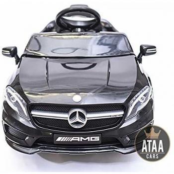 ATAA Mercedes GLA Coche eléctrico para niños batería 12v con Mando Padres teledirigido - Negro