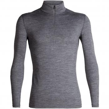 Icebreaker 200 Oasis LS Half Zip Chaqueta, Hombre, Gris