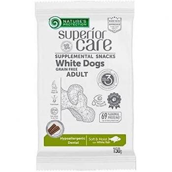 NATURE´S PROTECTION - White Dog - Snack Hypoallergenic & Dental Grain Free Pescado Blanco (110 gr.)