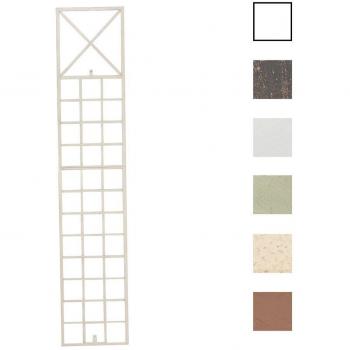 Reja Trepadora de Pared Trigo de Metal Pintado Color Crema Antiguo