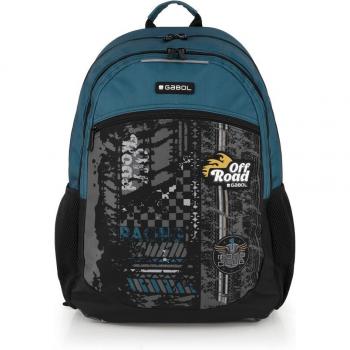 Mochila Gabol ROAD Blue & Black Waterproof 34x20x46 Cms