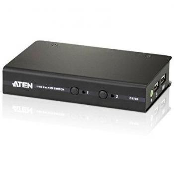 ATEN CS72D - KVM/Interruptor de Audio - 2 Puertos - sobremesa
